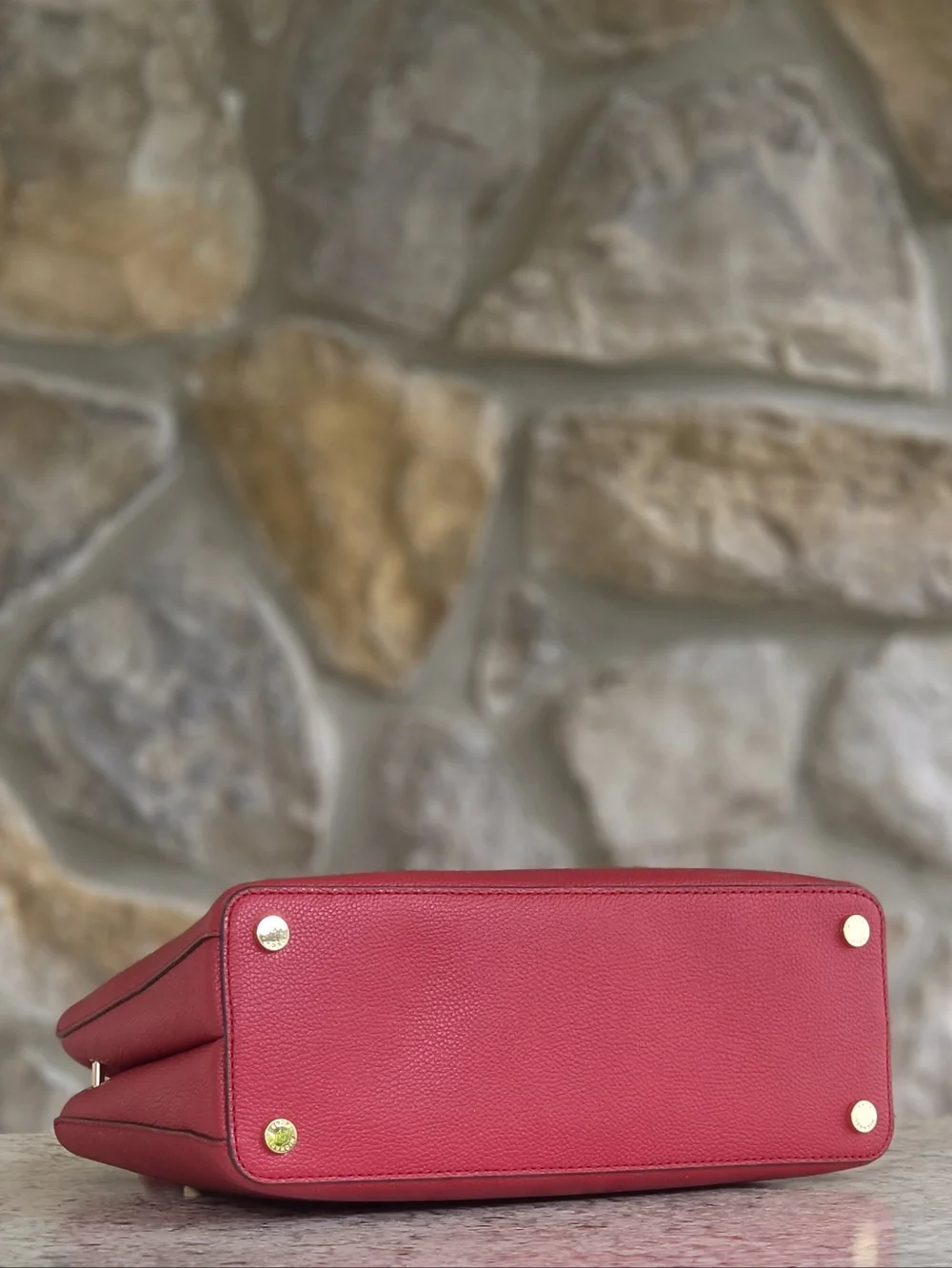 Michael Kors Adele Medium Red Satchel
